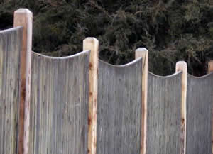 Cedar Stockade Fencing